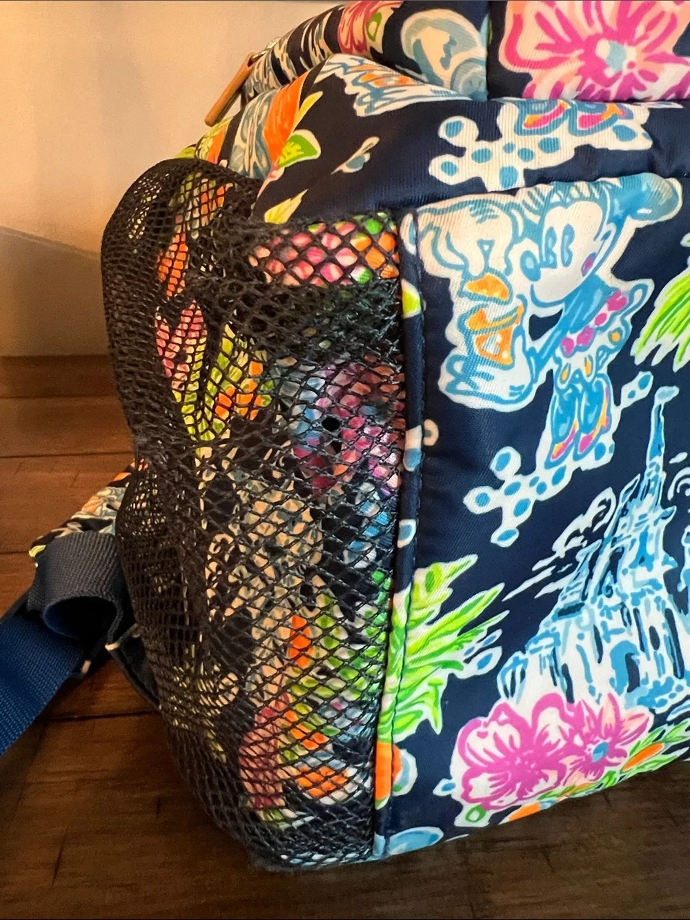 Disney x Lily Pulitzer Navy Tropical Mickey Floral Backpack